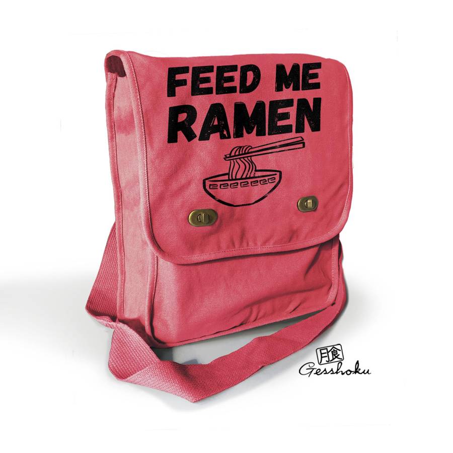 Feed Me Ramen Field Bag - Red