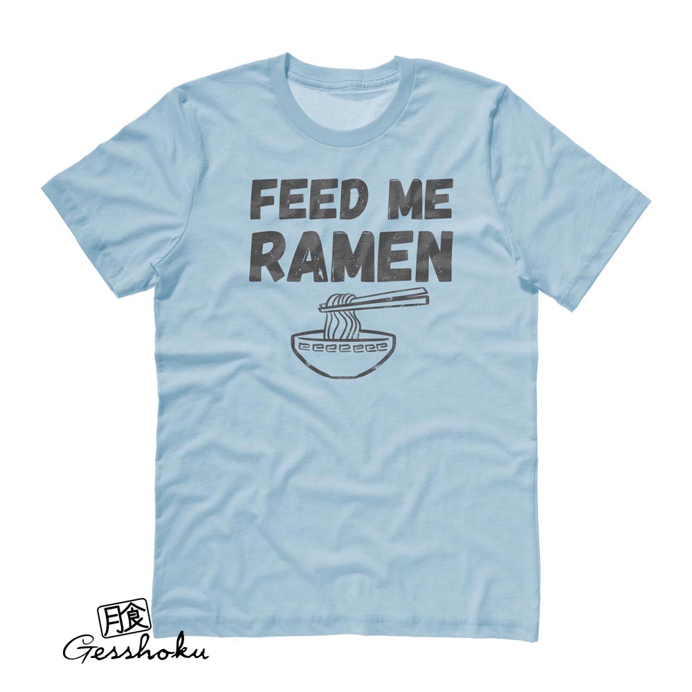 Feed Me Ramen T-shirt - Light Blue