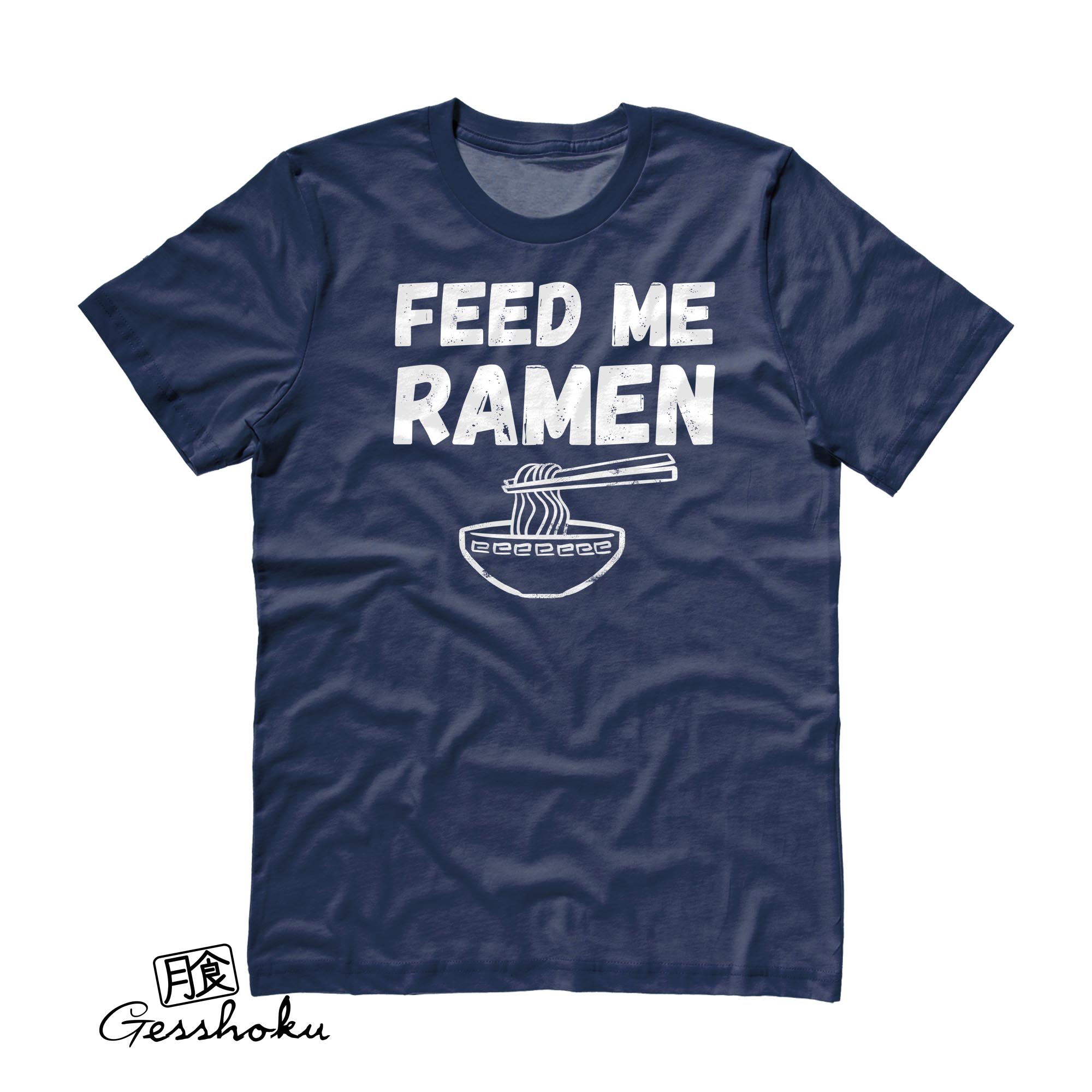 Feed Me Ramen T-shirt - Navy Blue