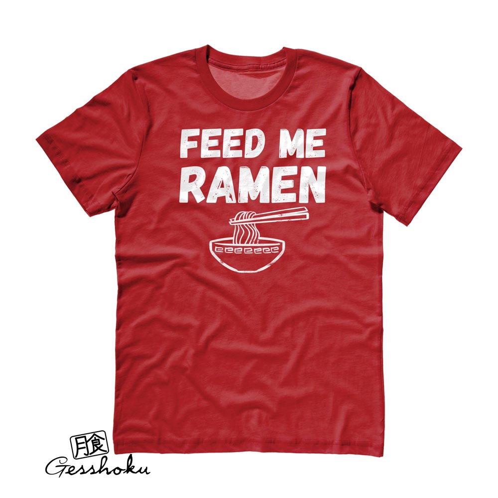 Feed Me Ramen T-shirt - Red
