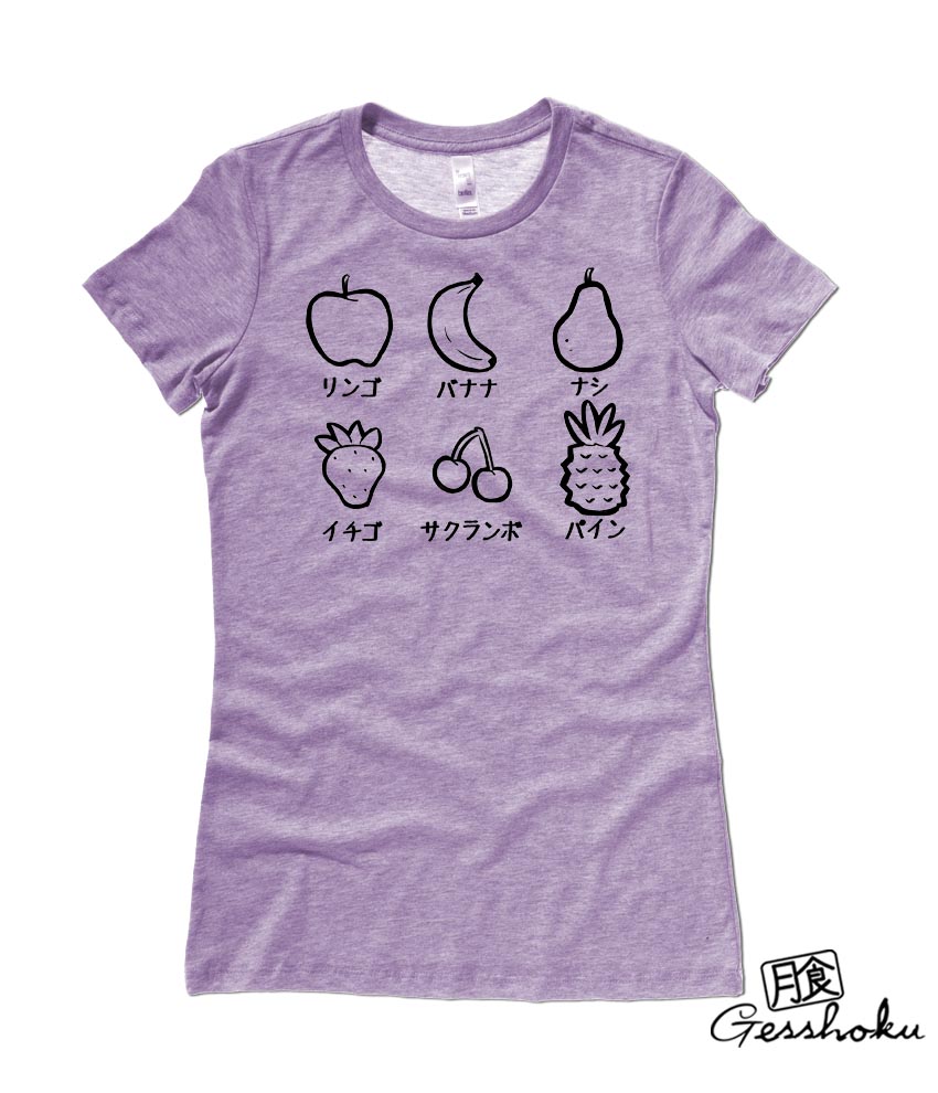 Fruits Party Ladies T-shirt - Heather Purple