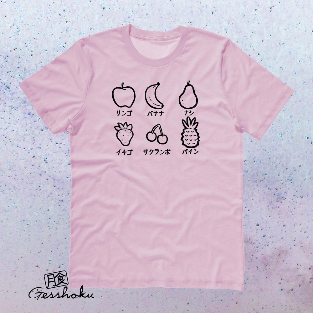 Fruits Party T-shirt - Light Pink