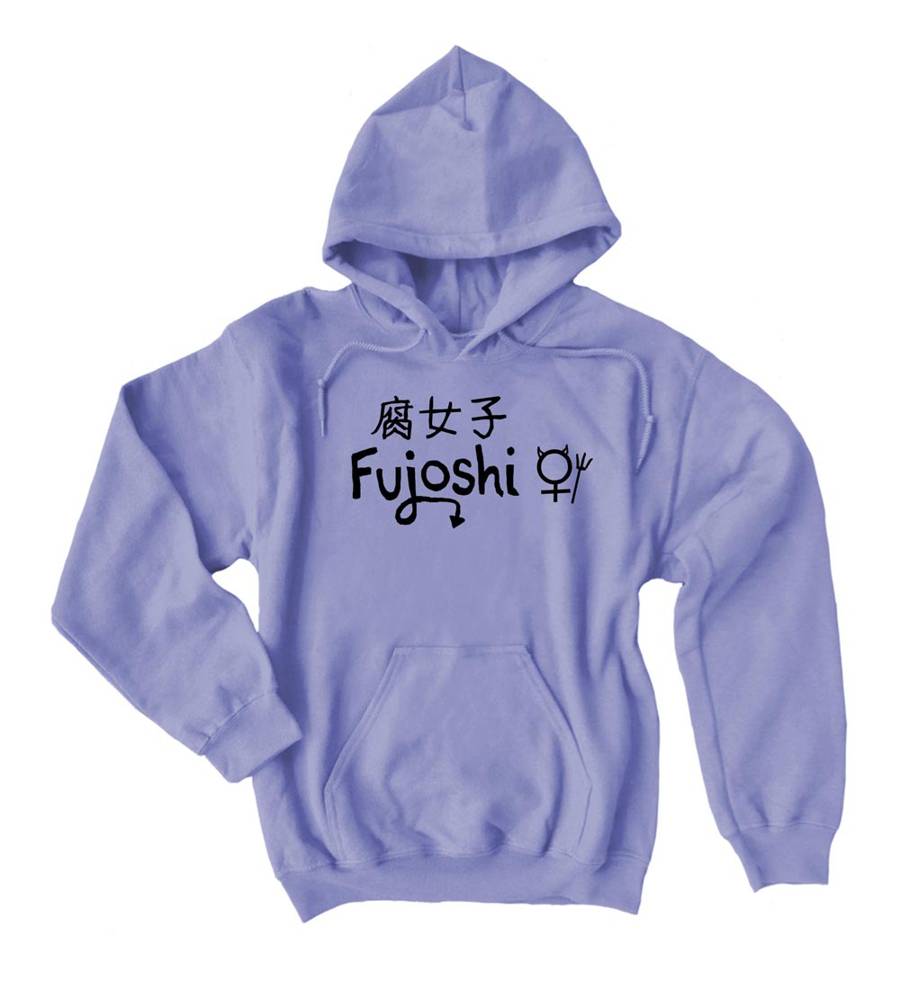 Fujoshi Pullover Hoodie - Violet