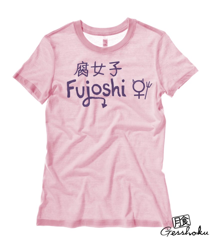 Fujoshi Ladies T-shirt - Light Pink