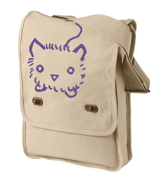 Fuzzy Kitten Field Bag - Natural