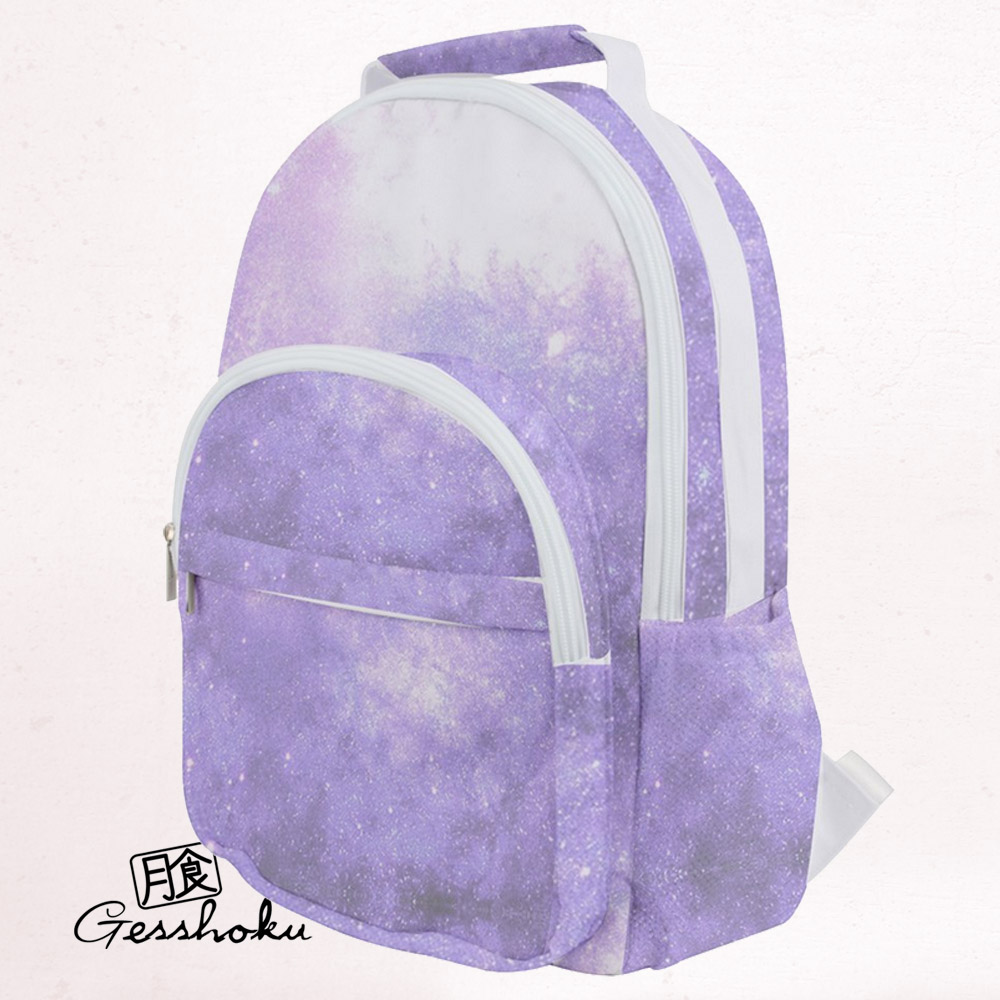 Pastel Purple Galaxy Backpack -