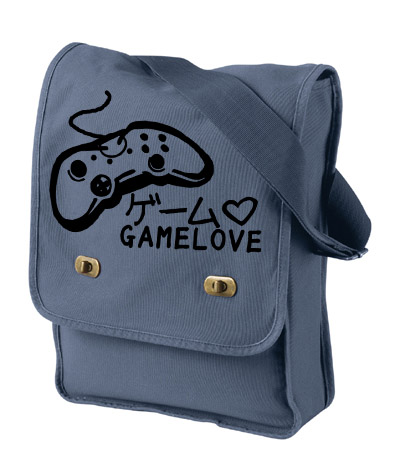 Game Love Field Bag - Denim Blue