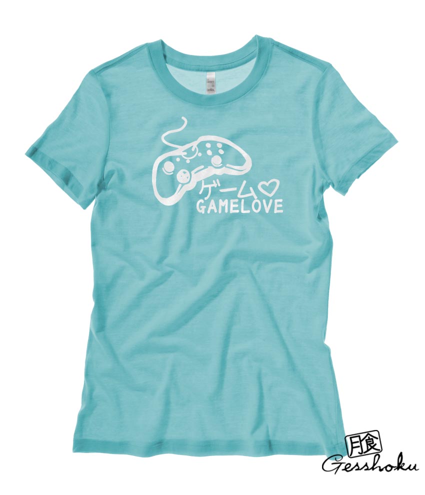 Game Love Ladies T-shirt - Teal