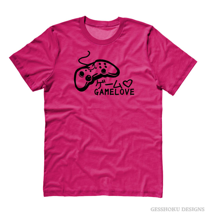 Game Love T-shirt - Hot Pink