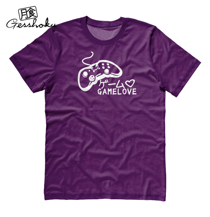 Game Love T-shirt - Purple