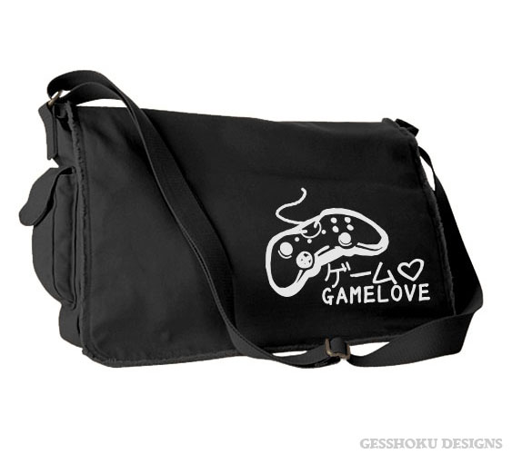 Game Love Messenger Bag - Black