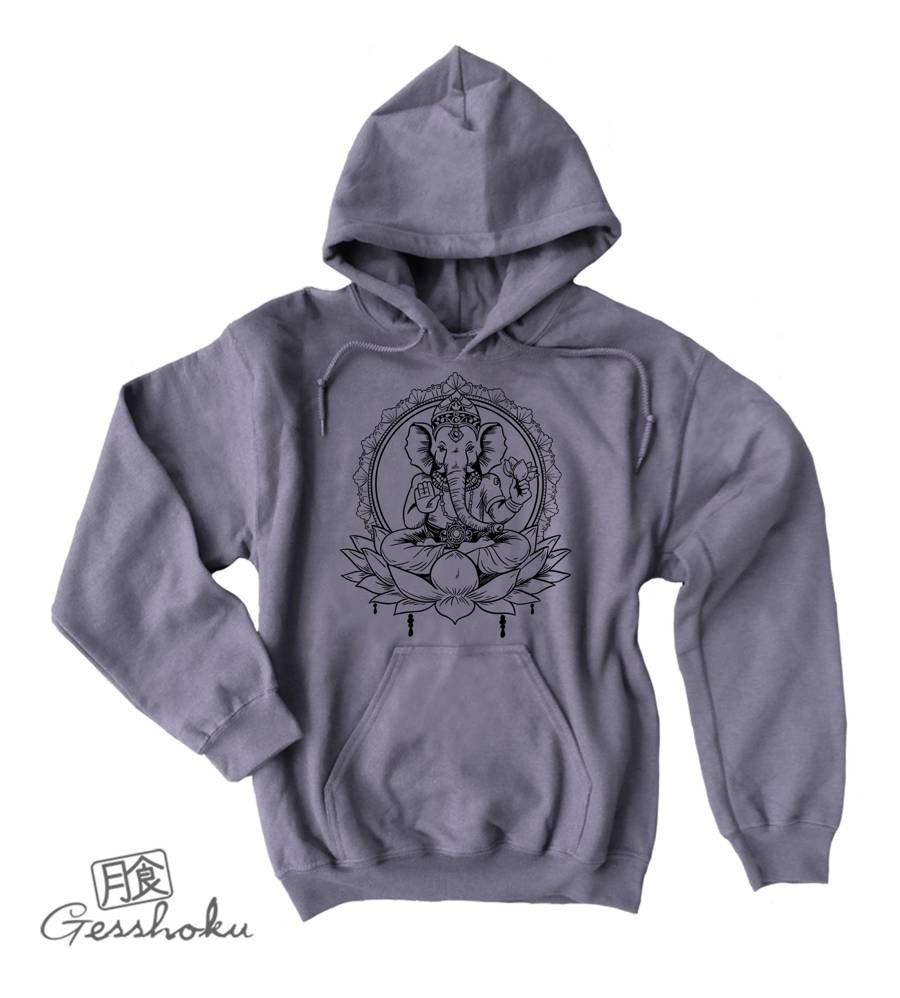 Ganesh Pullover Hoodie - Charcoal Grey