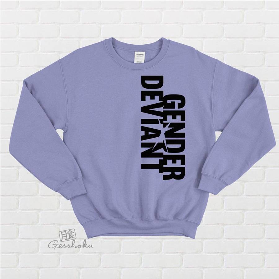 Gender Deviant Crewneck Sweatshirt - Violet