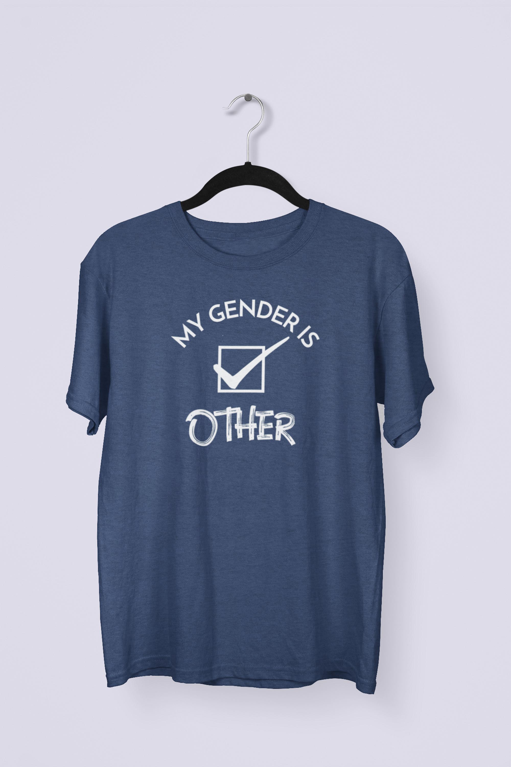 My Gender is Other T-shirt - Heather Navy