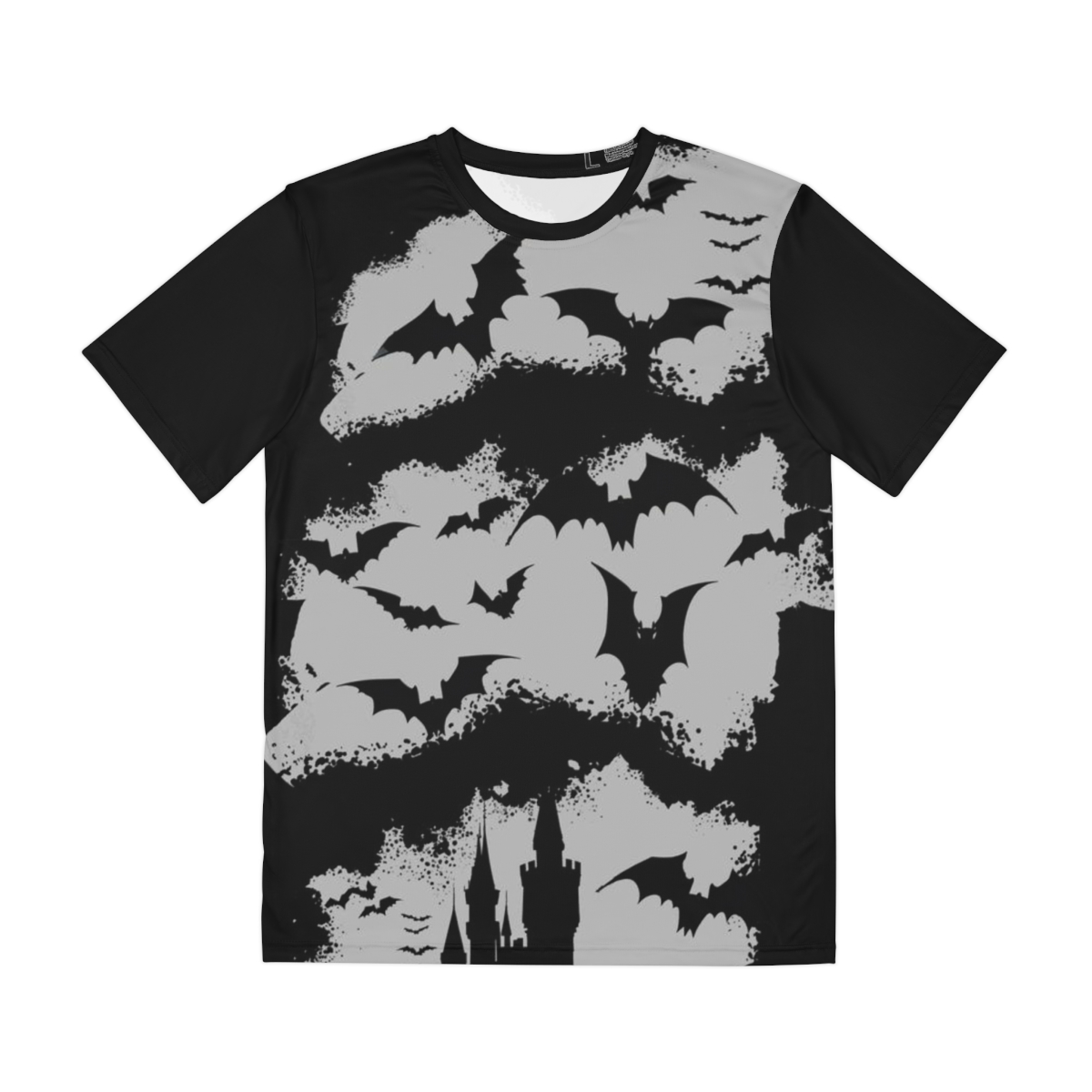 Gothic Batty All-Over Print T-shirt -