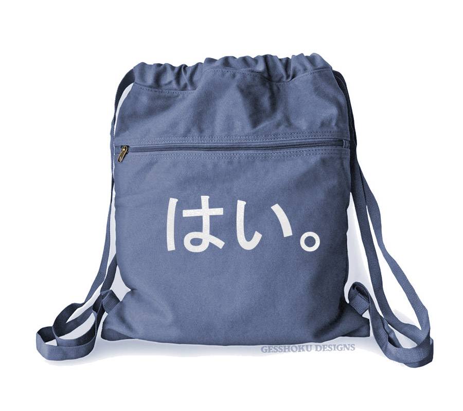 Hai. Cinch Backpack - Denim Blue