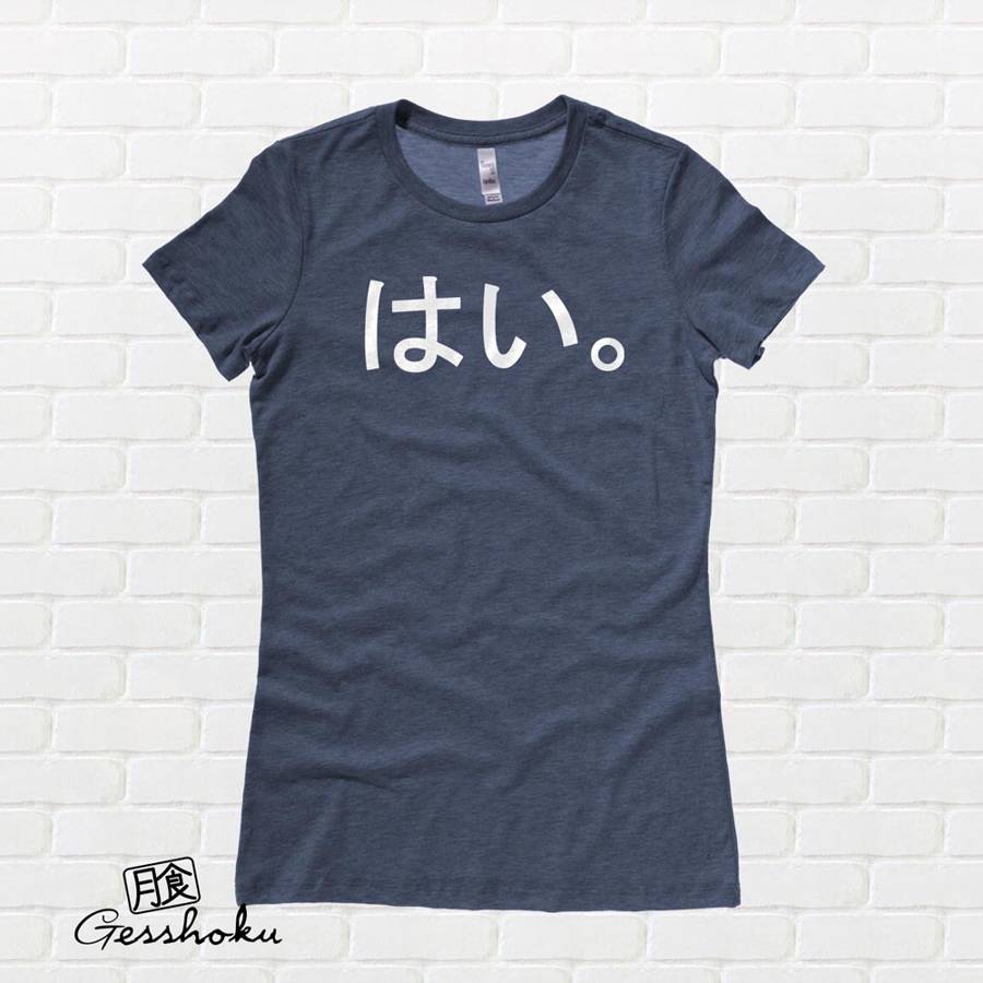 Hai. Ladies T-shirt - Heather Navy