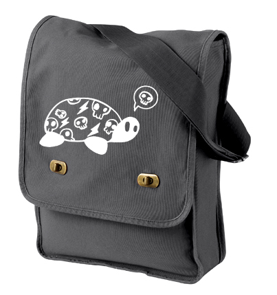 Harajuku Kame Turtle Field Bag - Smoke Grey