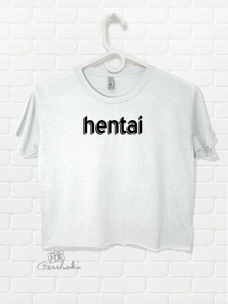 Hentai Crop Top T-shirt - White