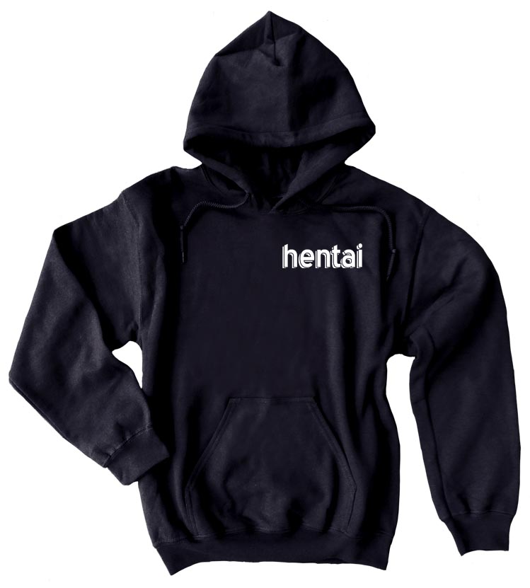 Hentai Pullover Hoodie - Black