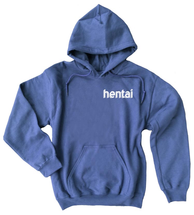 Hentai Pullover Hoodie - Heather Blue