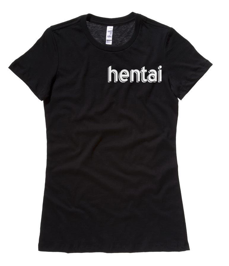 Hentai Ladies T-shirt - Black