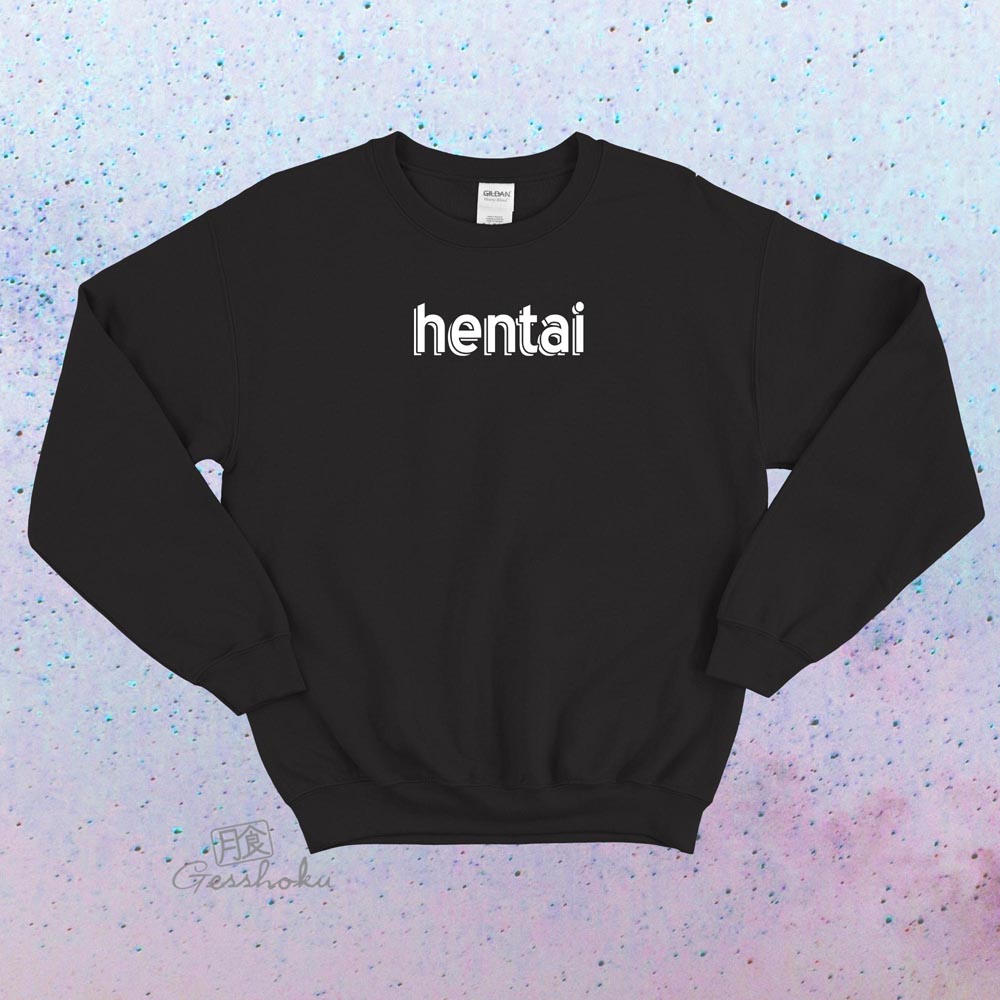 Hentai Crewneck Sweatshirt - Black
