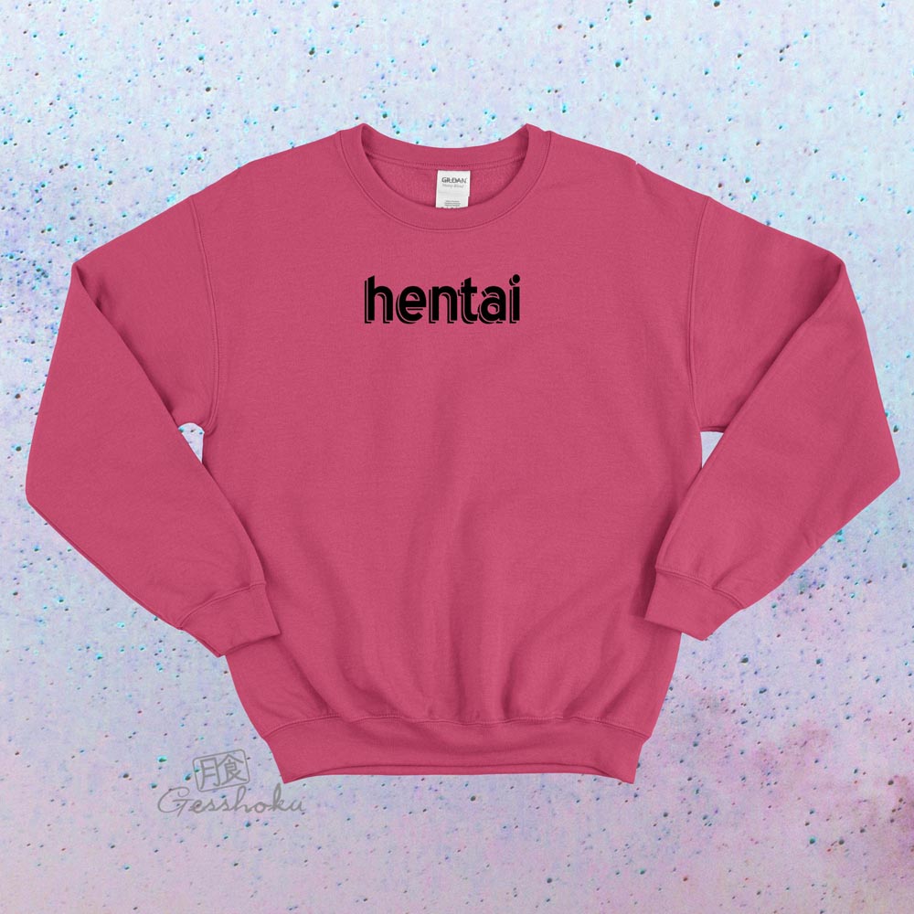 Hentai Crewneck Sweatshirt - Hot Pink