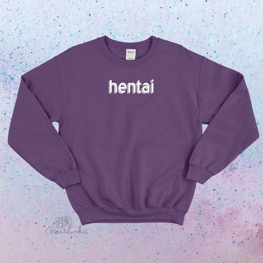 Hentai Crewneck Sweatshirt - Purple