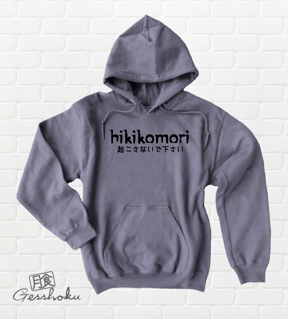 Hikikomori Pullover Hoodie - Charcoal Grey