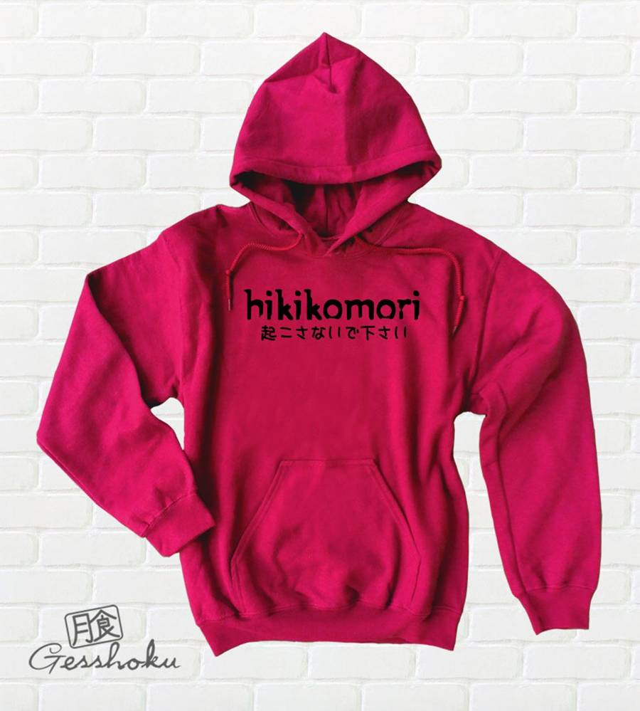 Hikikomori Pullover Hoodie - Red