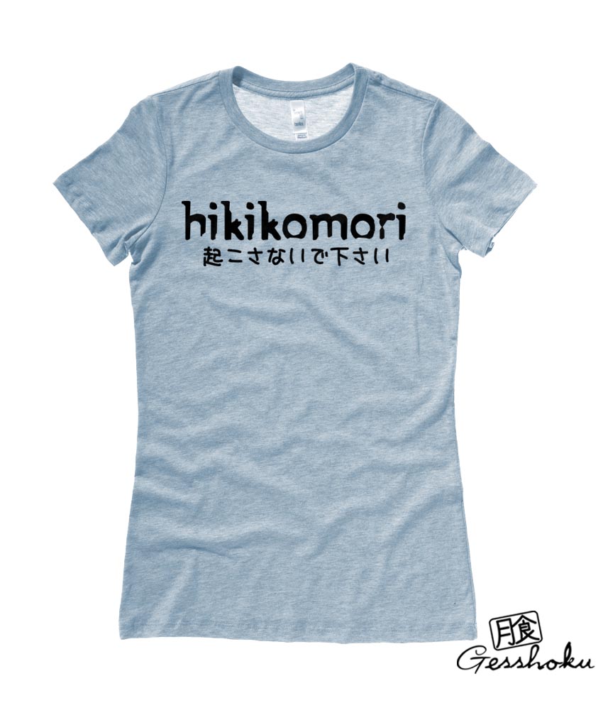 Hikikomori Ladies T-shirt - Heather Blue