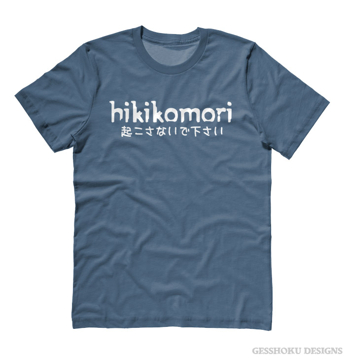 Hikikomori T-shirt - Stone Blue