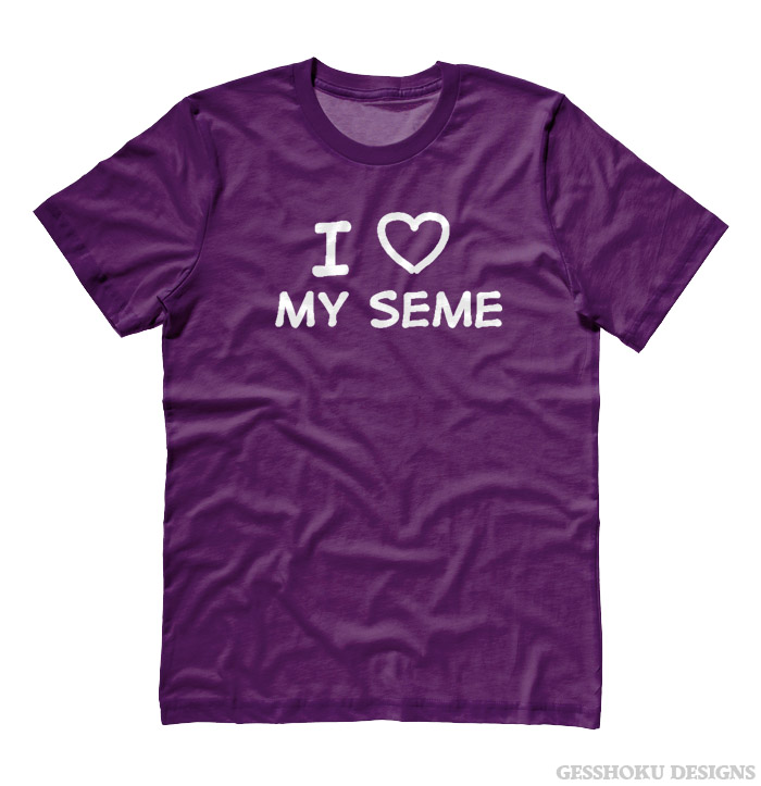 I Love my Seme T-shirt - Purple
