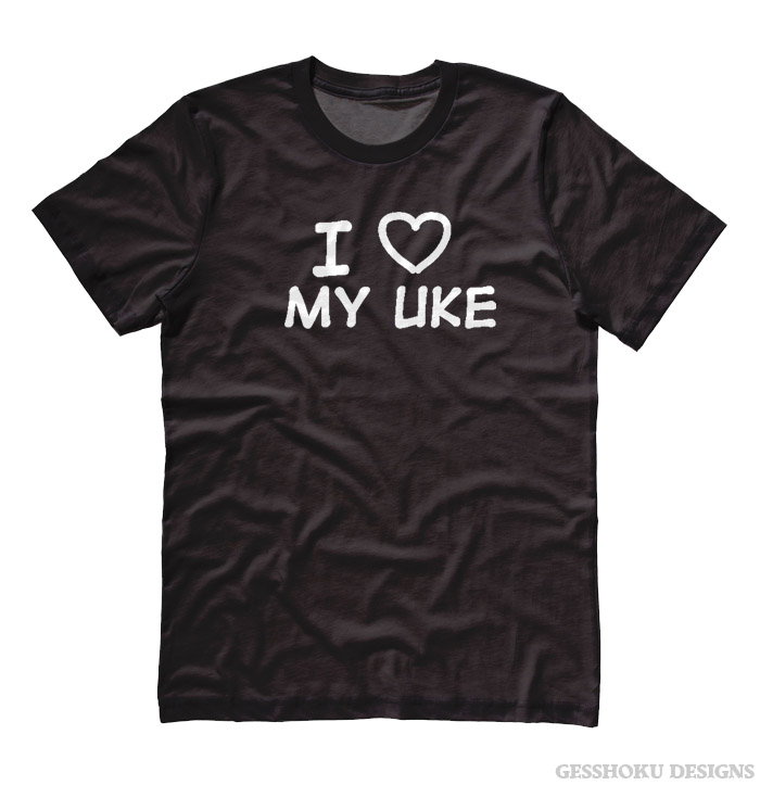 I Love my Uke T-shirt - Black
