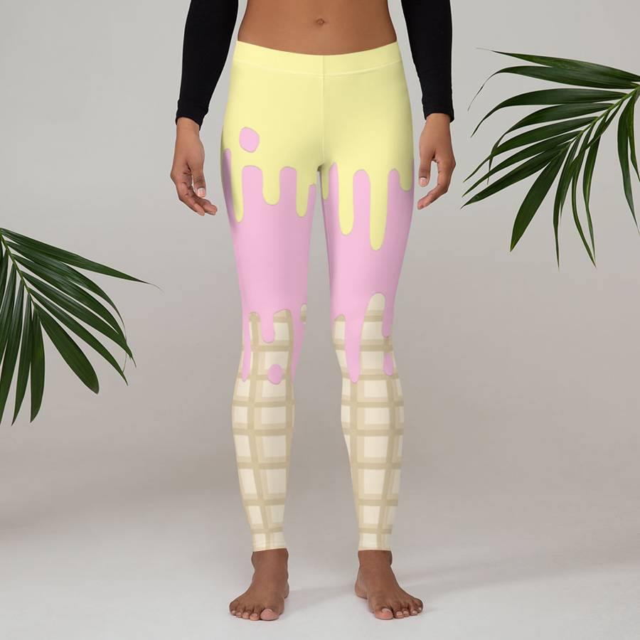 Generic Kyku Rabbit Leggings Women Lovely Sexy Cake Sport Ice Cream Leggins  Womens Leggings Pants Fitness Slim Funky Ladies @ Best Price Online | Jumia  Egypt