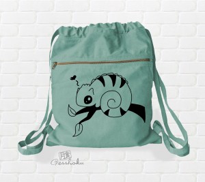 Chameleon in Love Cinch Backpack