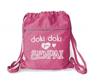 Doki Doki for Senpai Cinch Backpack