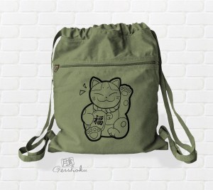 Maneki Neko Cinch Backpack