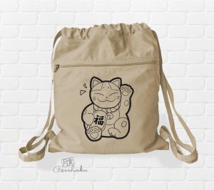 Maneki Neko Cinch Backpack