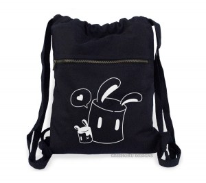 Marshmallow Bunnies Cinch Backpack