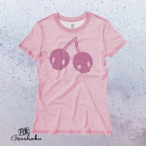 Cherry Skulls Ladies T-shirt