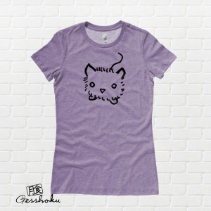 Fuzzy Kitten Ladies T-shirt