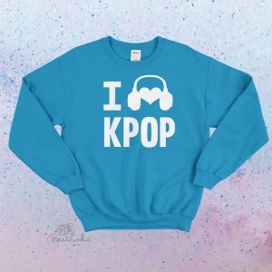 I Listen to KPOP Crewneck Sweatshirt