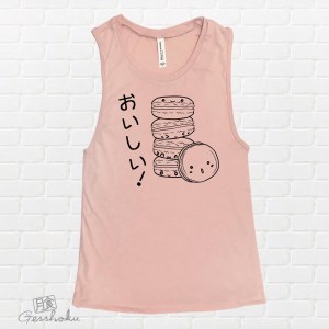 Delicious Macarons Sleeveless Top