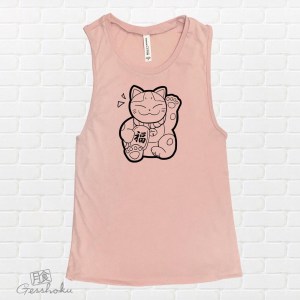 Maneki Neko Sleeveless Tank Top