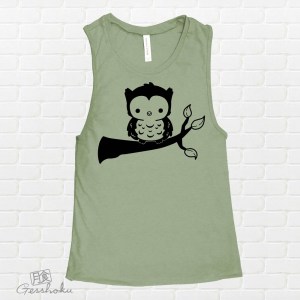 Fluffy Owl Sleeveless Top