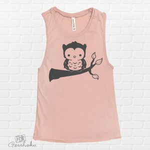 Fluffy Owl Sleeveless Top