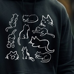 Weird Cats Pullover Hoodie