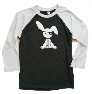 Jrock Bunny Raglan T-shirt 3/4 Sleeve